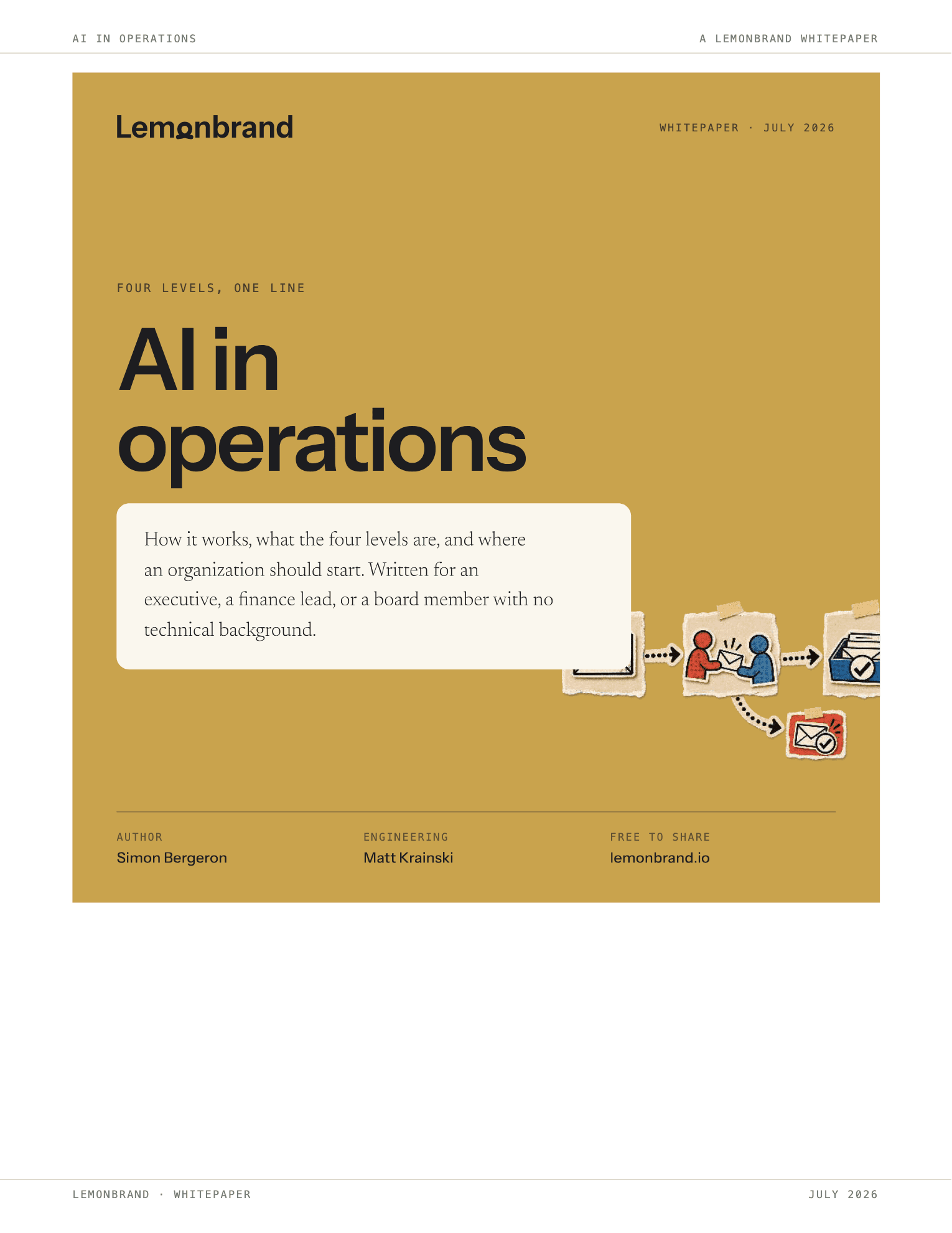 AI in operations whitepaper cover
